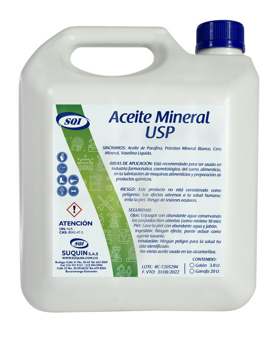 Aceite Mineral USP