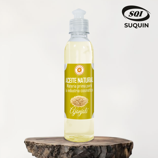 Aceite Natural de Ajonjolí, materia prima cosmética de origen vegetal para cremas, jabones, lociones y productos para el cuidado de la piel y el cabello.