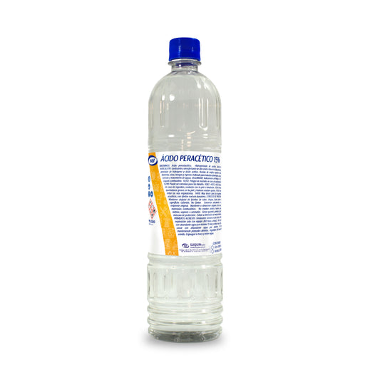 Este producto se destaca por su potente acción antimicrobiana contra bacterias, virus, hongos y esporas, lo que lo hace ideal para aplicaciones en la industria alimentaria, farmacéutica, agrícola y tratamiento de aguas.