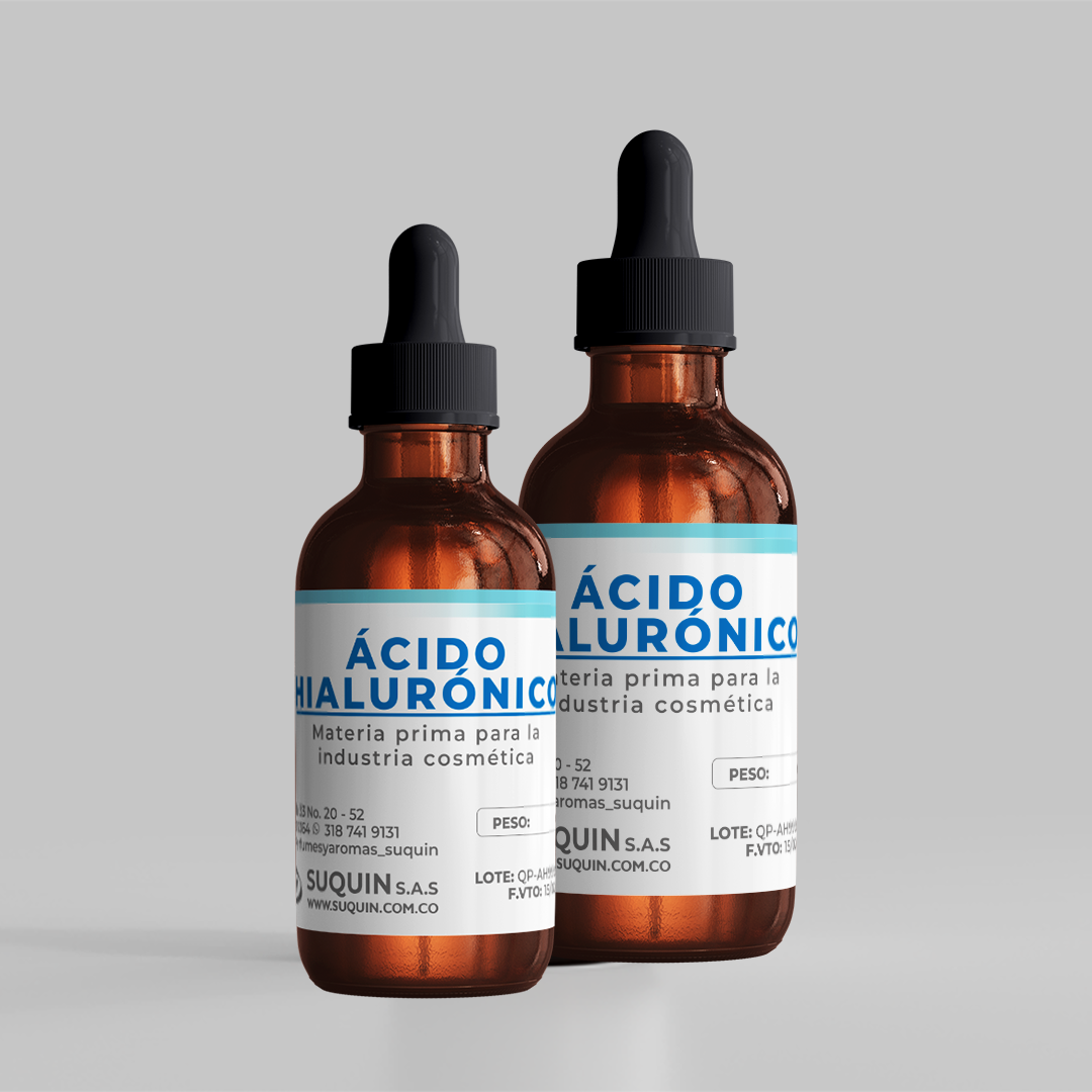 Ácido Hialurónico de alta calidad para formulaciones cosméticas, cremas, sérums, geles y productos para el cuidado de la piel.