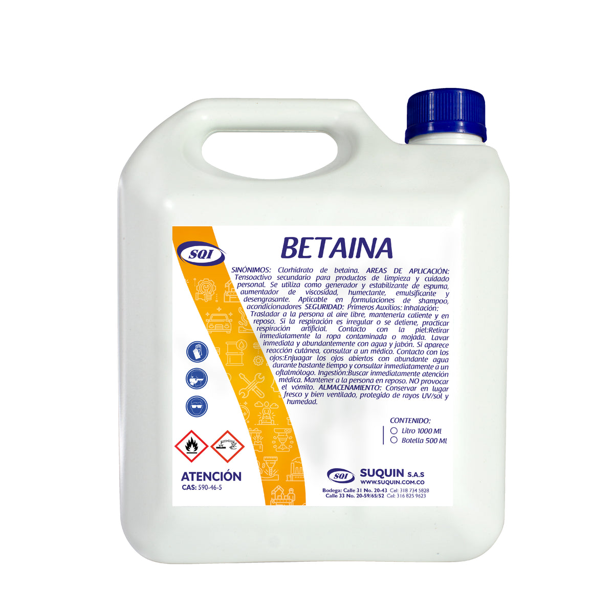 La Cocoamido Propil Betaína es un tensoactivo anfótero derivado del coco, ampliamente utilizado en productos de higiene personal como champús, jabones líquidos, geles de baño, limpiadores faciales y productos para bebés. Aporta espuma cremosa y suave, reduce la irritación causada por otros agentes limpiadores y mejora la viscosidad y textura de las fórmulas.