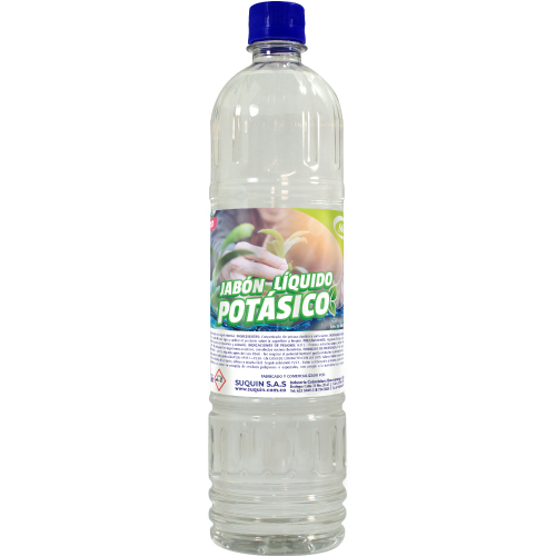 Jabón potásico para el control de pulgones, mosca blanca, cochinillas y otras plagas en cultivos y jardines.