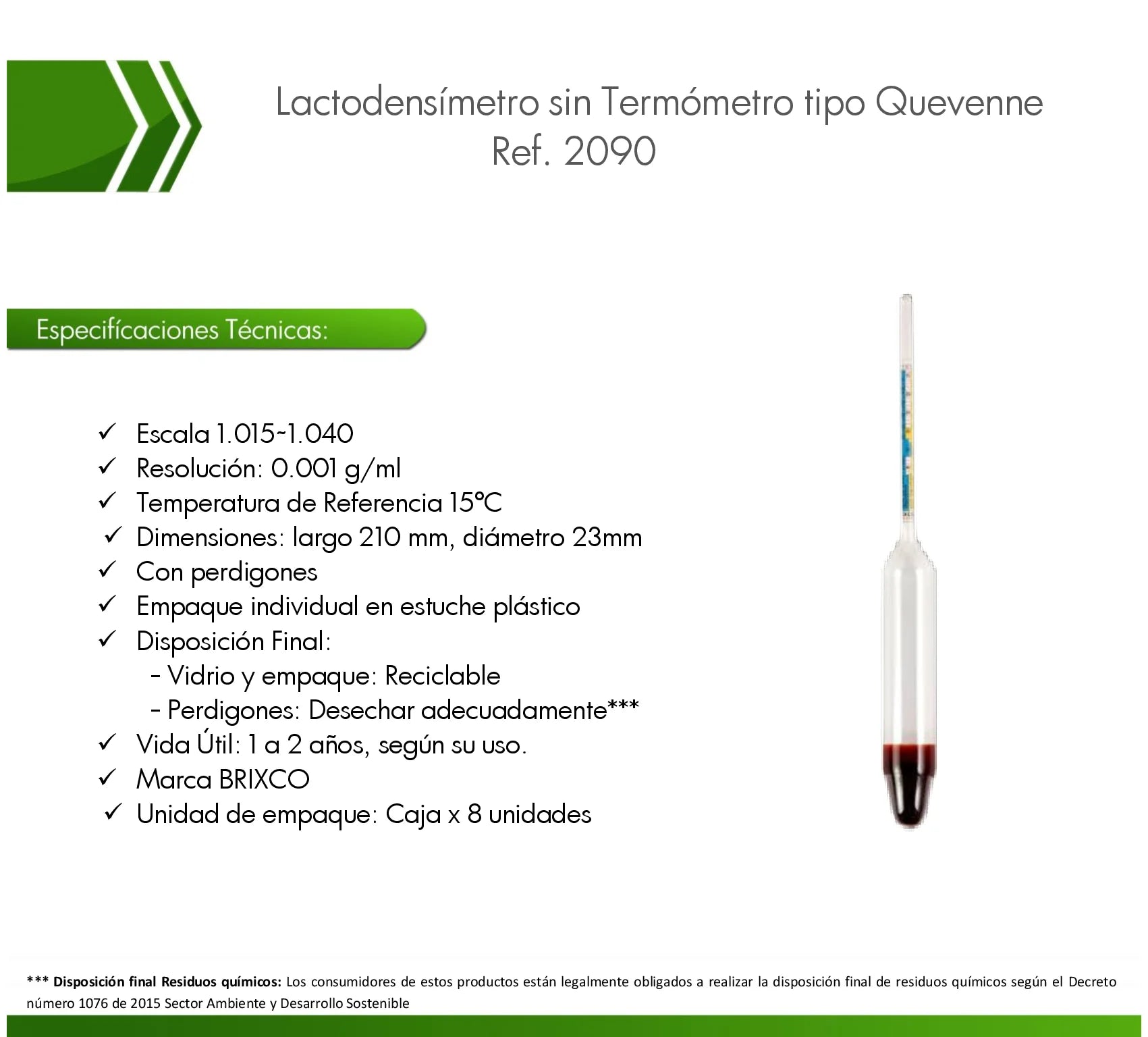 analisis de leche, instrumento de laboratorio, control de calidad