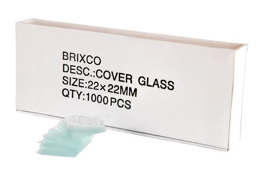 Lámina cubre objetos 22 X22 MMCAJA X 100 Laminillas