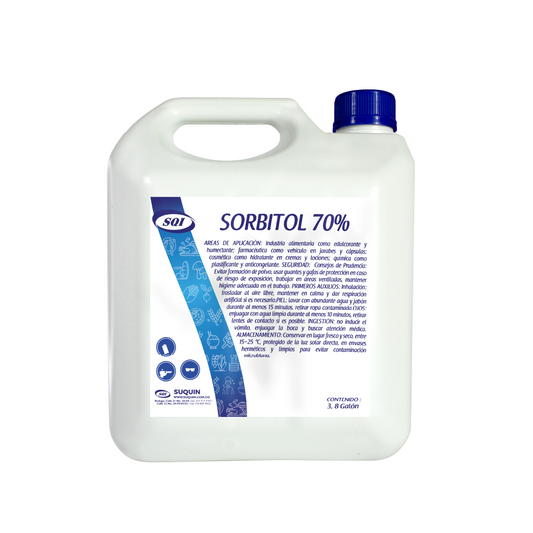 Se presenta como un líquido incoloro o un polvo blanco cristalino, soluble en agua y con bajo índice glucémico. Es ideal para productos "sin azúcar" o "bajo en calorías", como chicles, dulces, productos horneados y bebidas. En cosmética, se emplea para mantener la humedad en cremas, pastas dentales, geles y jabones, aportando suavidad y mejorando la textura.