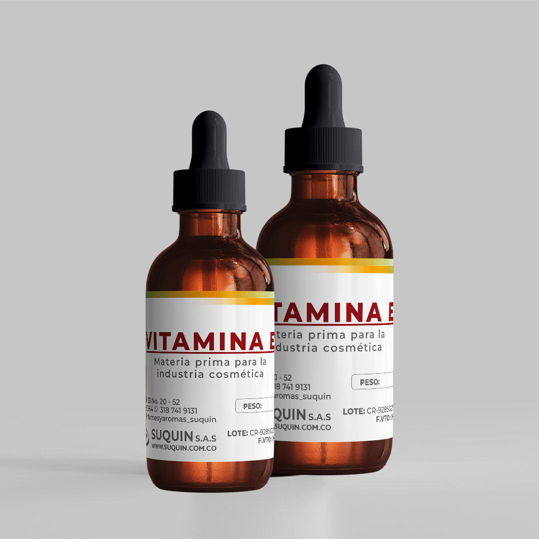 Vitamina E (Tocoferol), antioxidante de alta calidad para formulaciones cosméticas, farmacéuticas y alimentarias.