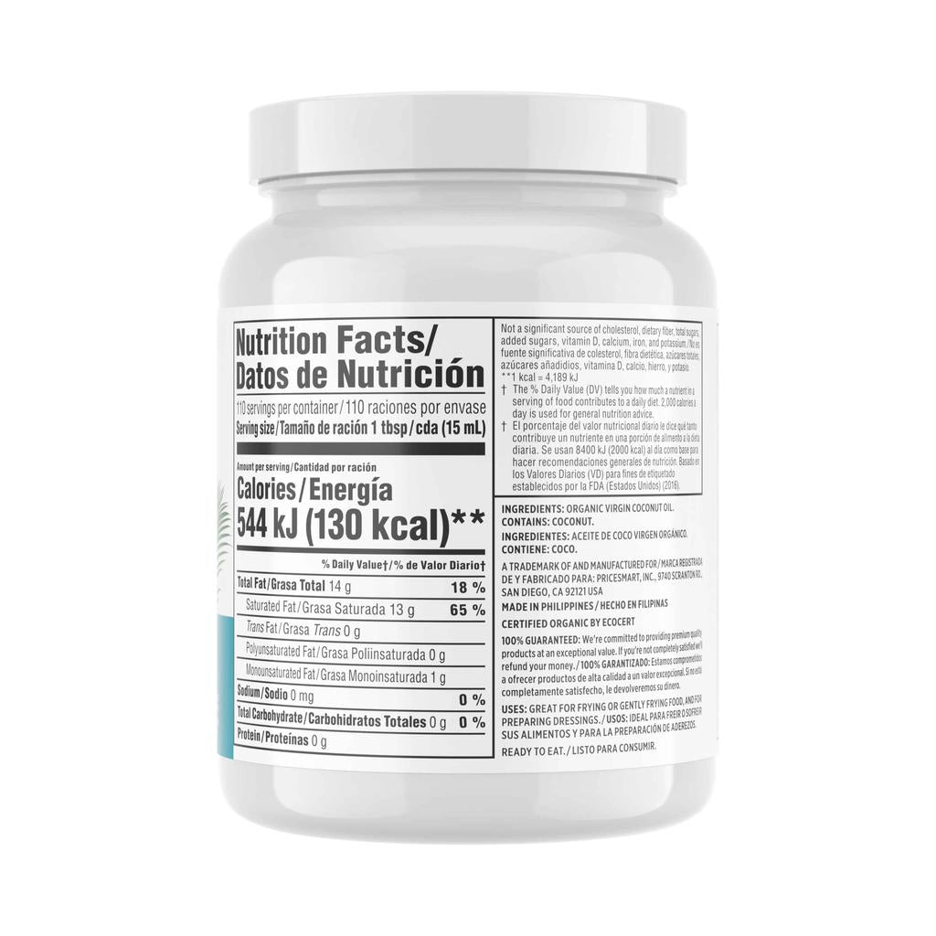 aceite de coco virgen