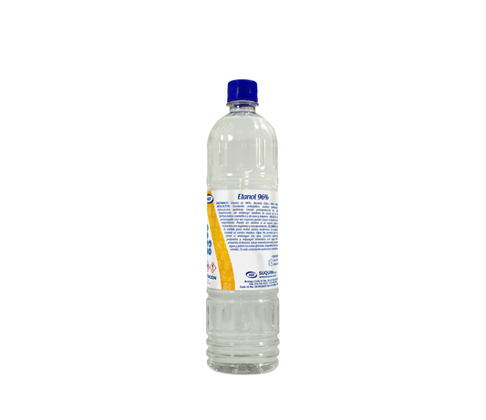 **Etanol Alcohol Industrial 96% CAS 64-17-5, solvente y materia prima para aplicaciones industriales y formulaciones químicas.**