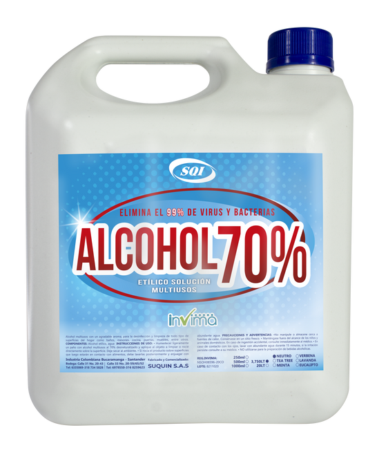 Alcohol Etílico Solución 70%