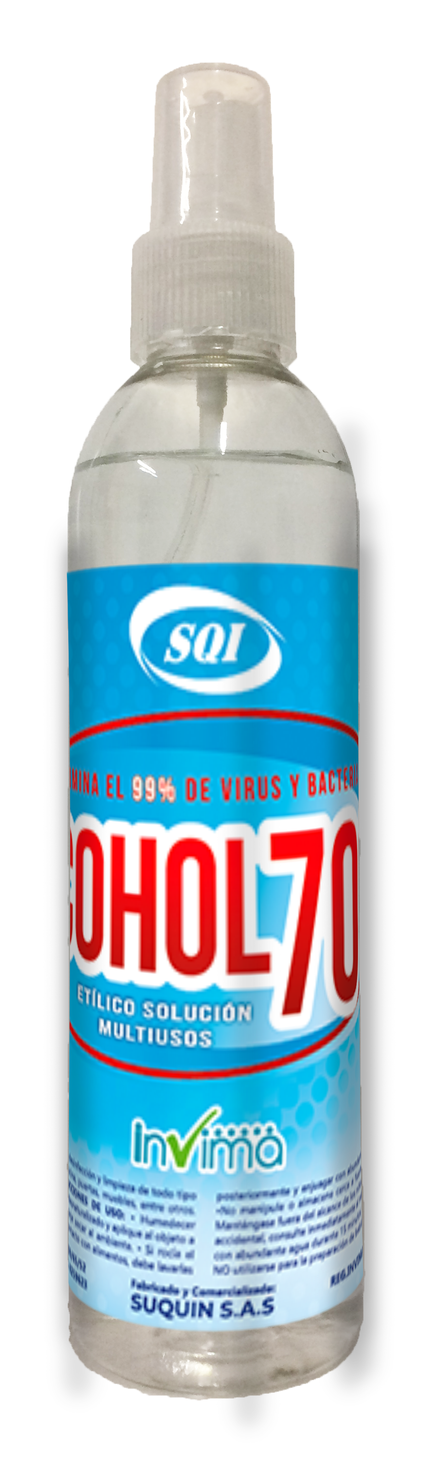Alcohol Etílico Solución 70%