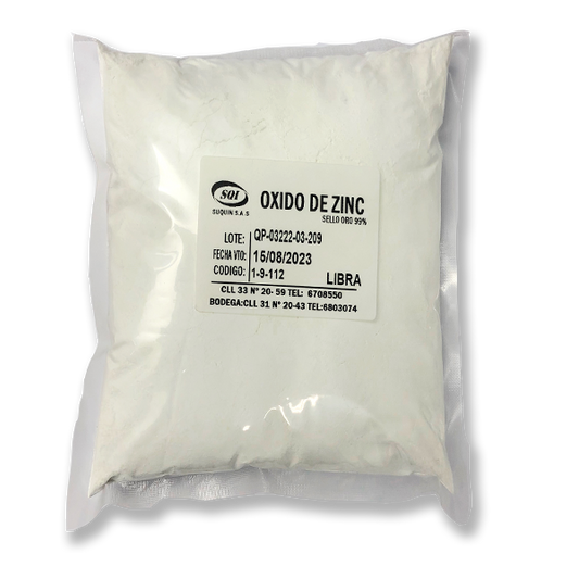 Óxido de Zinc Sello Oro 99%