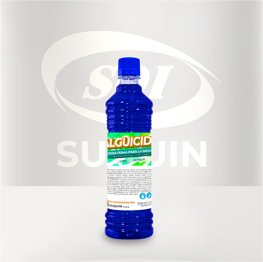 Alguicida de alta eficacia para prevenir y eliminar algas en piscinas y sistemas de agua, ayudando a mantener el agua limpia y cristalina.