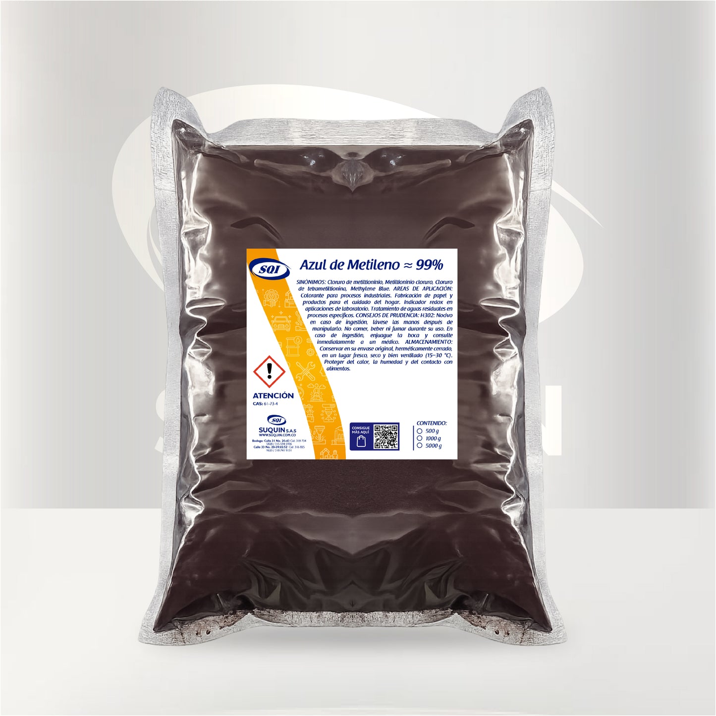 Se emplea como marcador, bactericida, antiséptico y antioxidante en diversas formulaciones. En cosmética, puede utilizarse para productos capilares y cuidado de la piel; en laboratorios y acuicultura, es utilizado como indicador y tratamiento auxiliar por su acción antimicrobiana. 