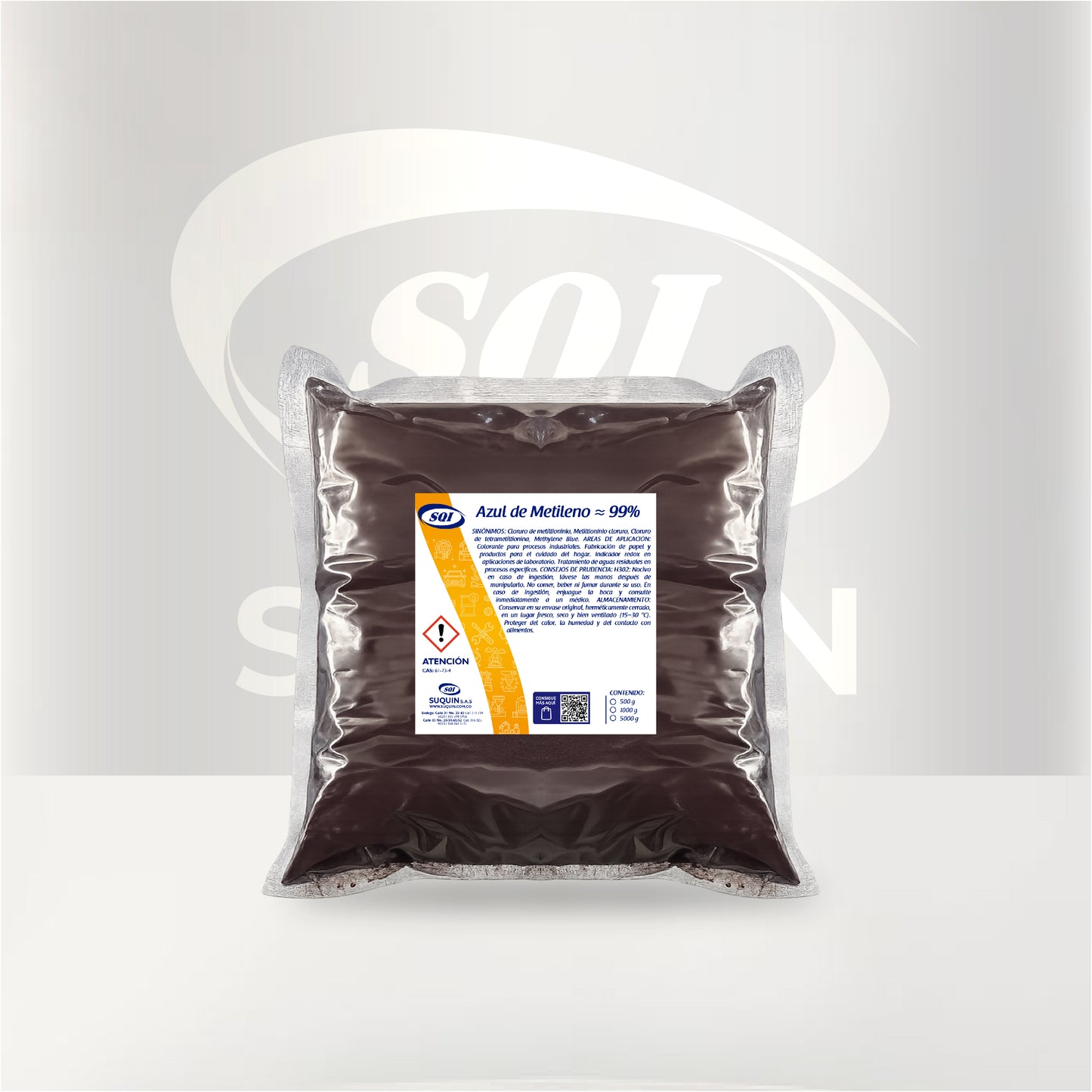 Se emplea como marcador, bactericida, antiséptico y antioxidante en diversas formulaciones. En cosmética, puede utilizarse para productos capilares y cuidado de la piel; en laboratorios y acuicultura, es utilizado como indicador y tratamiento auxiliar por su acción antimicrobiana. 