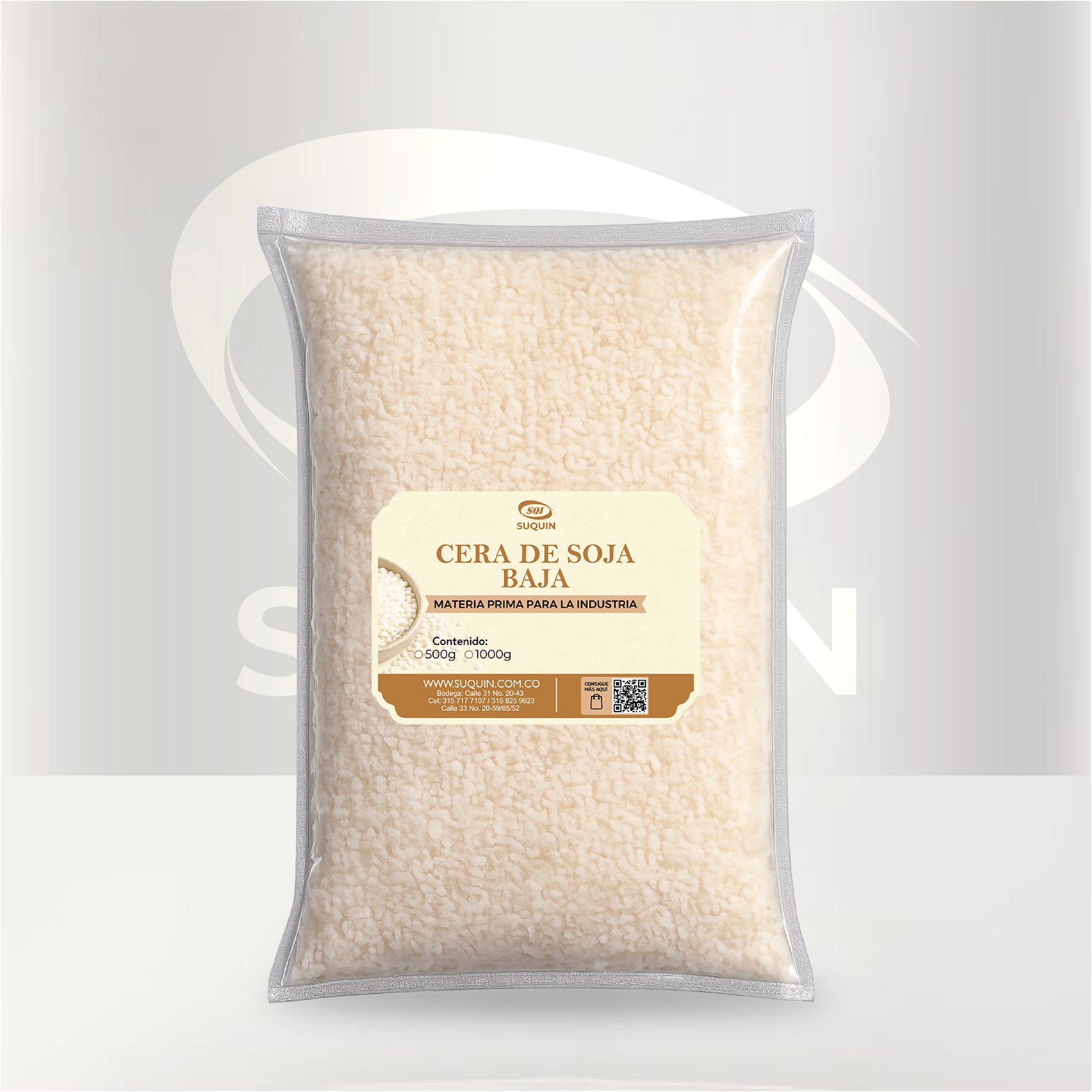 Es ideal para elaborar velas en contenedores, velas de masaje (ya que no quema la piel) y cosmética natural, ya que retiene excelentemente las fragancias.