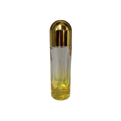 Envase de vidrio con diseño tipo bala, adecuado para el envasado, almacenamiento y presentación de productos compatibles.
