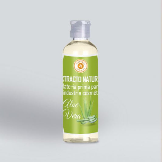 Extracto glicólico de Aloe Vera para formulaciones cosméticas, cremas, sérums, geles y cuidado de la piel y el cabello.
