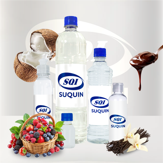 Fragancias comerciales dulces para cosmética, perfumería, ambientadores y productos de limpieza.
