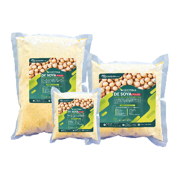Lecitina de soya en polvo CAS 8002-43-5 emulsionante natural para alimentos, suplementos y formulaciones industriales.
