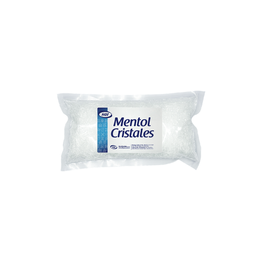 Mentol cristal 99% CAS 2216-51-5 materia prima para cosméticos, productos farmacéuticos y alimenticios.
