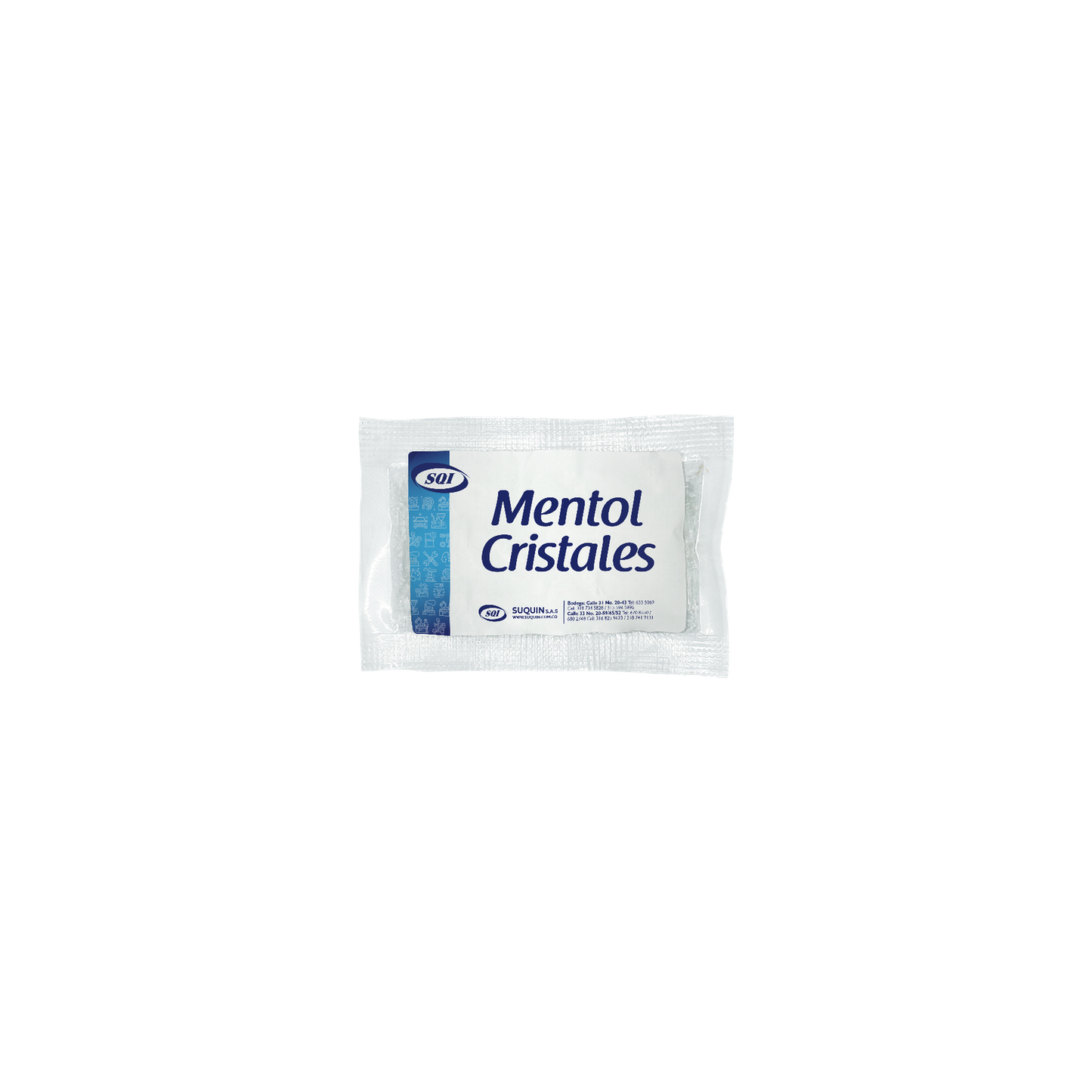Mentol cristal 99% CAS 2216-51-5 materia prima para cosméticos, productos farmacéuticos y alimenticios.
