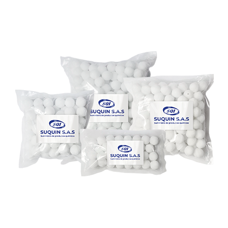Naftalina o naftaleno CAS 91-20-3 para control de polillas, fabricación de productos químicos y aplicaciones industriales.
