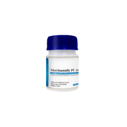 Niacinamida vitamina B3 CAS 98-92-0 para formulación de sérums, cremas y productos para el cuidado de la piel.
