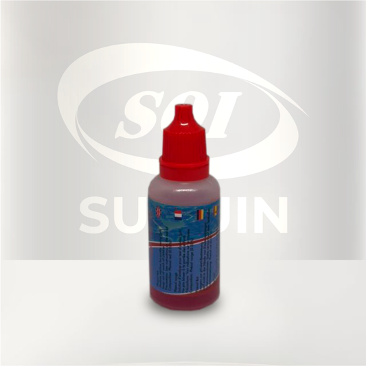 Reactivo R-014 indicador de pH con rojo de fenol para análisis de agua, piscinas, spas, laboratorios y tratamiento de aguas.
