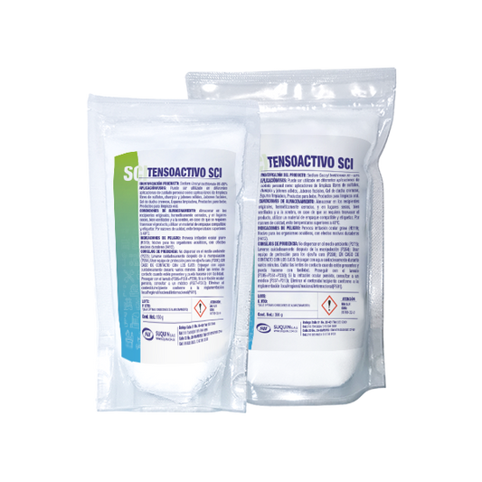 Tensoactivo SCI (Sodium Cocoyl Isethionate), materia prima para la elaboración de champús sólidos, jabones y productos de cuidado personal.

