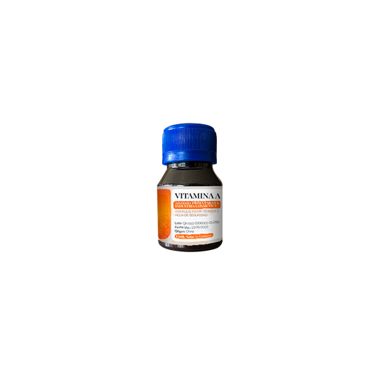 Vitamina A (Retinil Acetato), activo cosmético de alta calidad para formulaciones de cuidado personal y productos para la piel.

