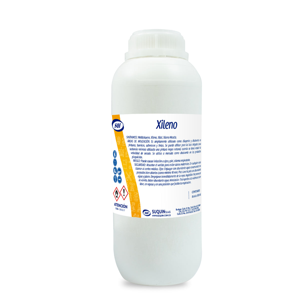 El xileno es un solvente aromático versátil y de alta pureza, ampliamente utilizado en industrias como la pintura, adhesivos, tintas, limpieza industrial, fabricación de resinas, cauchos y productos químicos.