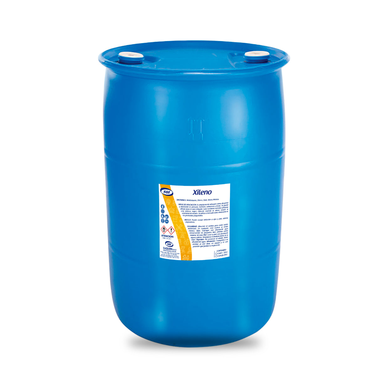 El xileno es un solvente aromático versátil y de alta pureza, ampliamente utilizado en industrias como la pintura, adhesivos, tintas, limpieza industrial, fabricación de resinas, cauchos y productos químicos.
