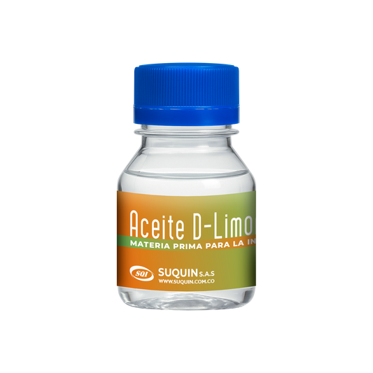 Aceite Esencial D-Limoneno de origen natural para formulaciones cosméticas, productos de limpieza y perfumería.
