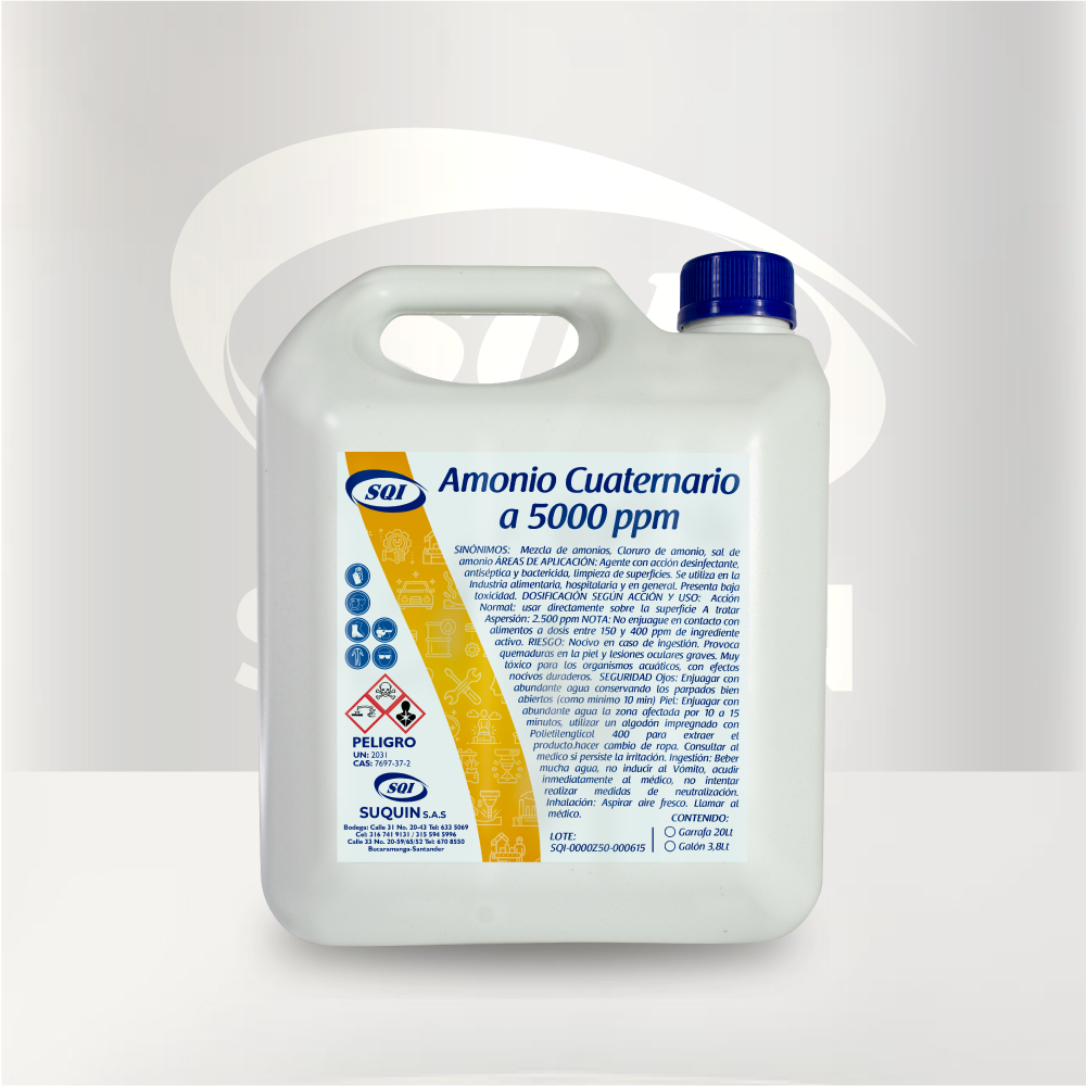 Amonio Cuaternario 5000 ppm