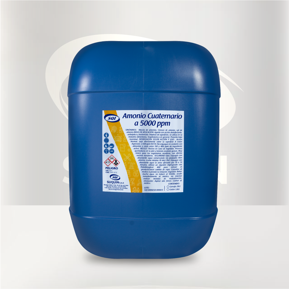 Amonio Cuaternario 5000 ppm
