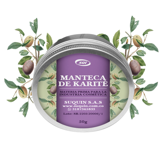 Manteca de karité materia prima cosmética CAS 194043-92-0 para cremas, jabones, bálsamos y cuidado de la piel y el cabello.