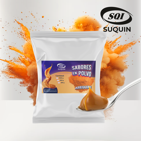 Sabores en polvo para bebidas instantáneas, panadería, repostería, confitería, helados, productos lácteos y formulaciones alimentarias.